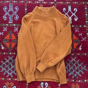 Kowtow - Oversize goldenrod sweater - organic knit